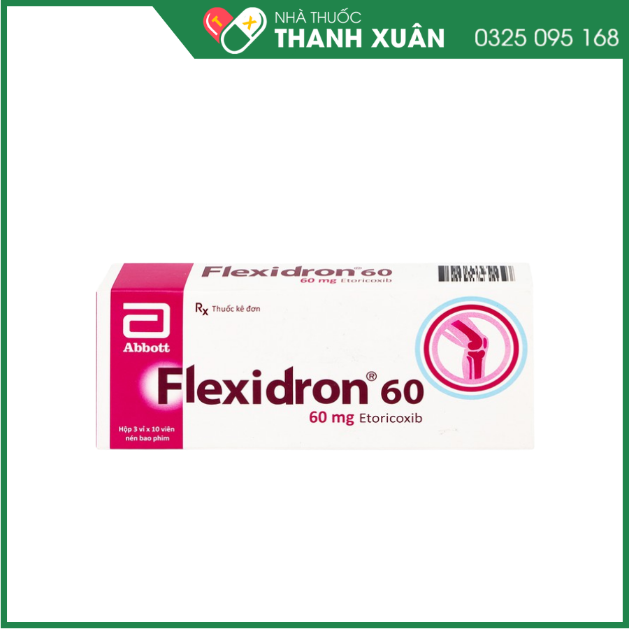 Flexidron 60 giảm viêm xương khớp, viêm khớp dạng thấp